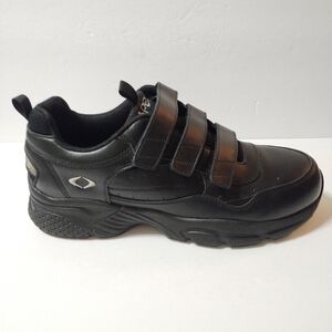 Apex Mens X903M Size 12 Wide 3-Strap Walker X Last Shoes Black